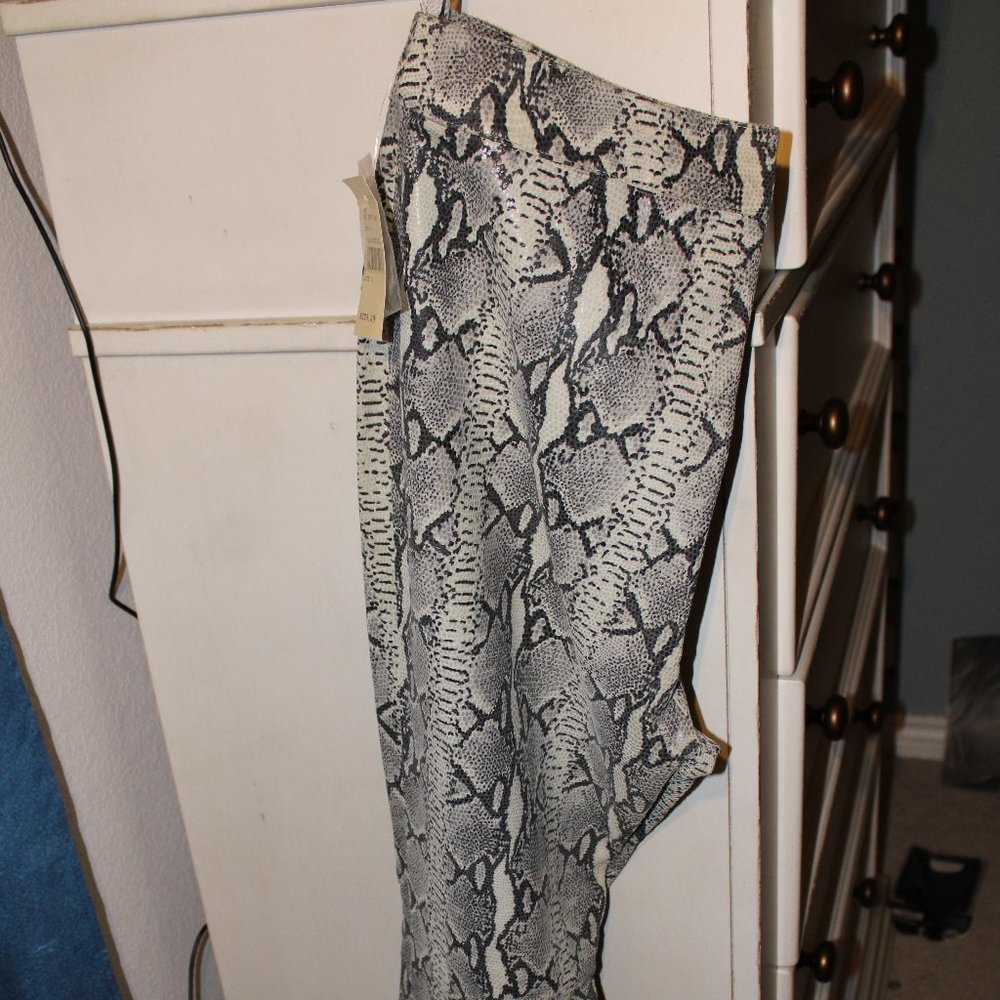 Wilsons Snakeskin leather pants